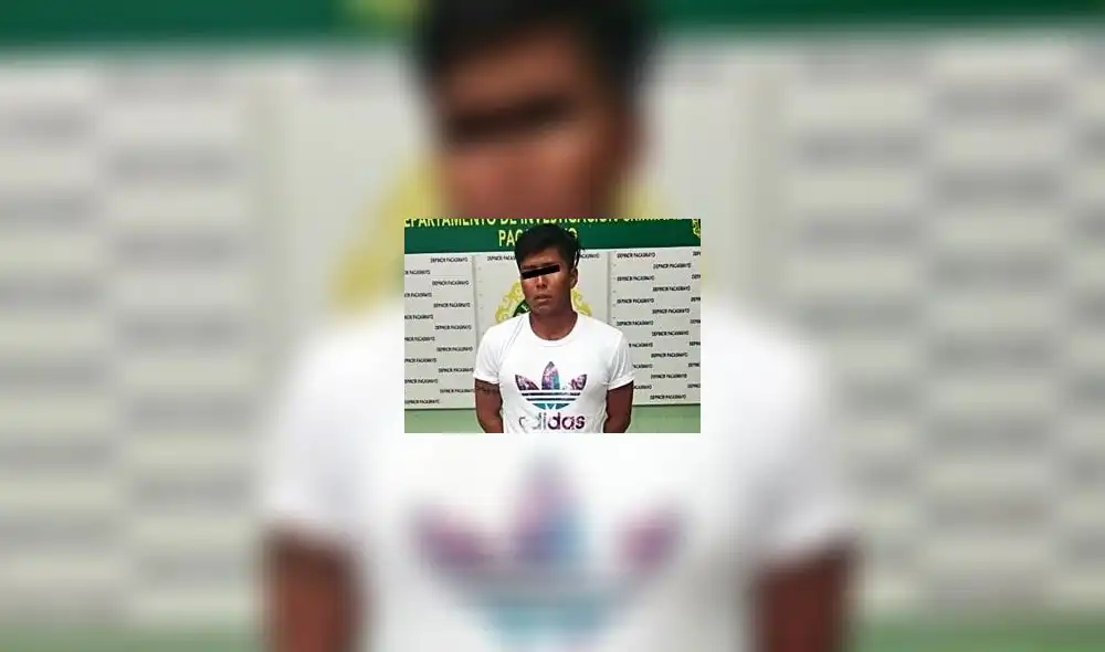 El detenido fue trasladado al local del Depincri Pacasmayo. Foto: PNP El detenido fue trasladado al local del Depincri Pacasmayo. Foto: PNP