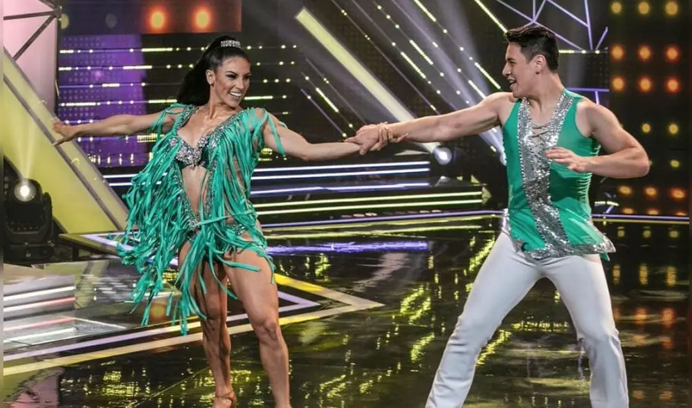 La pareja de Erick Elera tuvo la mejor puntuación de la noche. Foto: Instagram / El gran show
