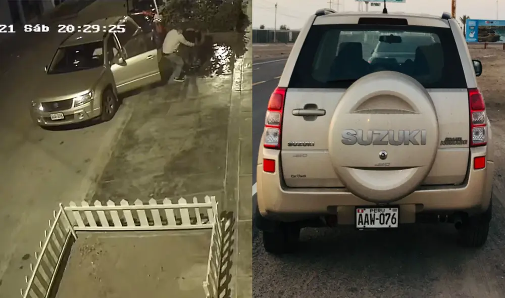 Cámaras de seguridad registraron robo de camioneta, la cual era usada por su dueño para ir al trabajo. Foto: composición de La República Cámaras de seguridad registraron robo de camioneta, la cual era usada por su dueño para ir al trabajo. Foto: composición de La República