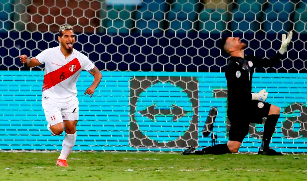 Trauco le dio a Perú el pase a semifinales de la Copa América 2021. Foto: difusión Trauco le dio a Perú el pase a semifinales de la Copa América 2021. Foto: difusión