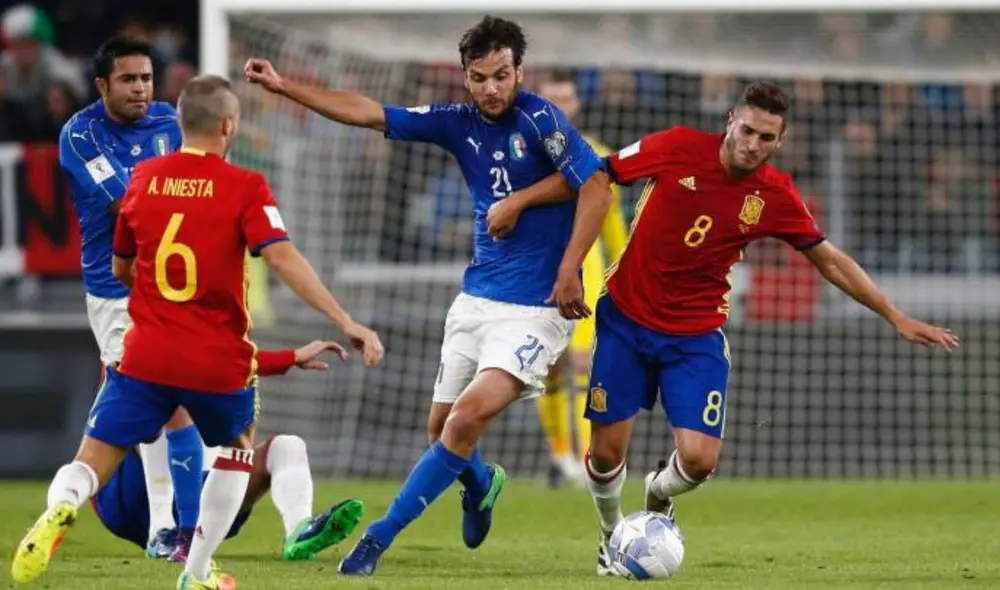 Italia vs. España se miden este martes 6 de julio en busca de lograr un cupo a la final de la Eurocopa 2021. Foto: AFP