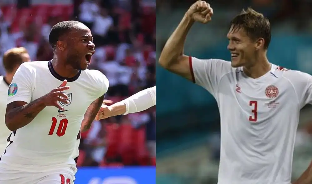 Inglaterra vs Dinamarca se enfrentan en busca de llegar a la final de la Eurocopa 2021. Foto: composición EFE.