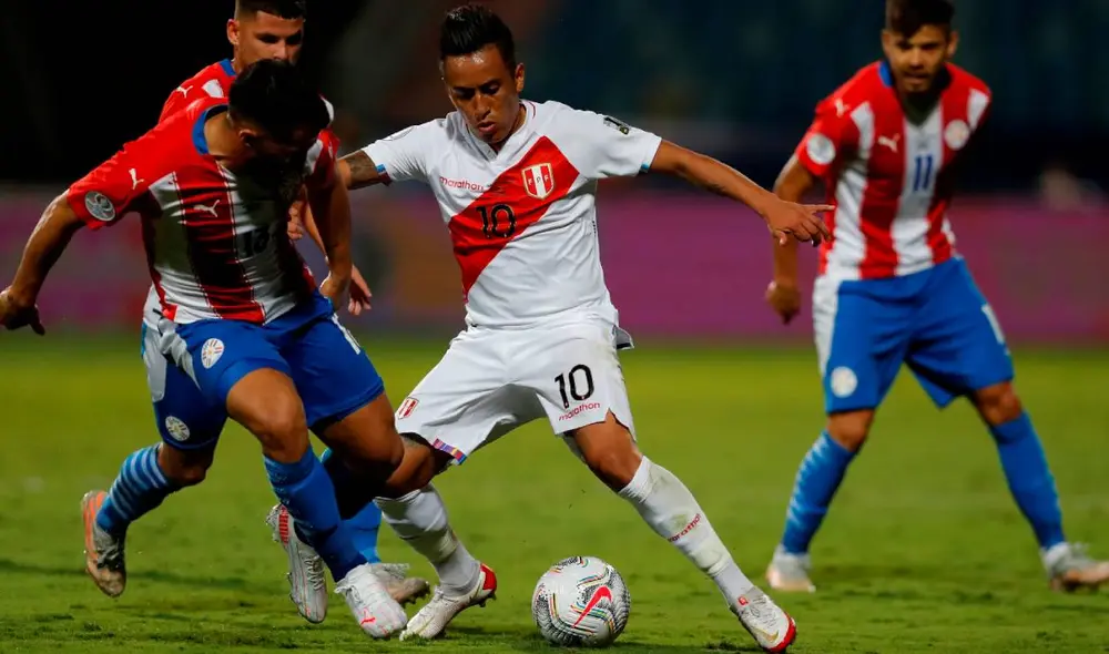 Por ahora, Christian Cueva no tiene goles en la Copa América 2021. Foto: EFE/Fernando Bizerra Jr. Por ahora, Christian Cueva no tiene goles en la Copa América 2021. Foto: EFE/Fernando Bizerra Jr.