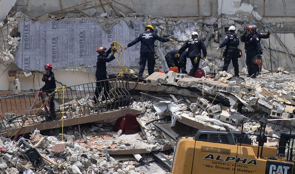 Pasados once días de desastre, las posibilidades de encontrar sobrevivientes son "casi cero", dijo a la cadena Local 10 Golan Vach, experto en operaciones de rescate. Foto: AFP Pasados once días de desastre, las posibilidades de encontrar sobrevivientes son "casi cero", dijo a la cadena Local 10 Golan Vach, experto en operaciones de rescate. Foto: AFP