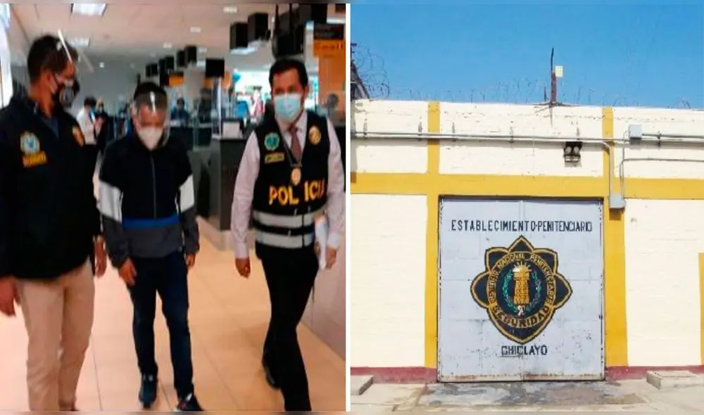 Christian Serquén Alfaro no fue examinado por personal del penal de Chiclayo. Foto: Composición La República