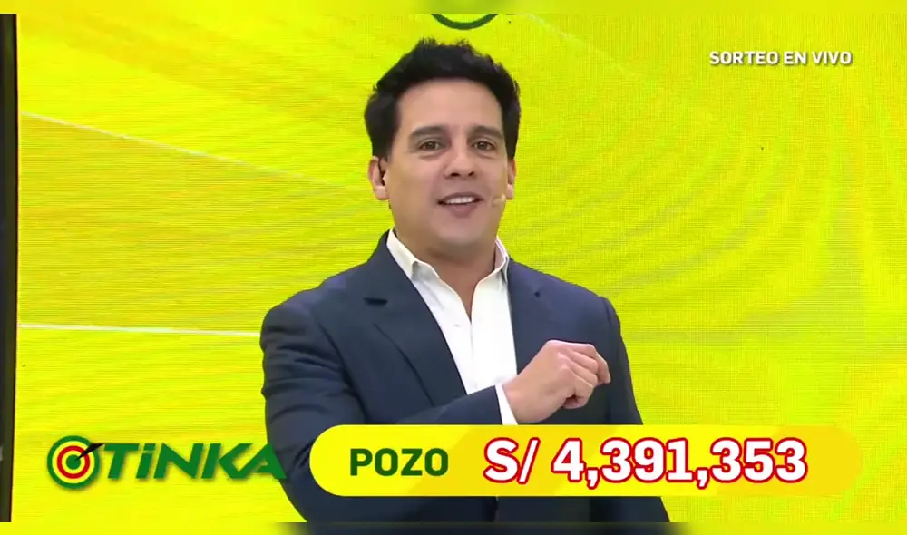 Resultados de La Tinka del domingo 4 de julio de 2021. Foto: captura
