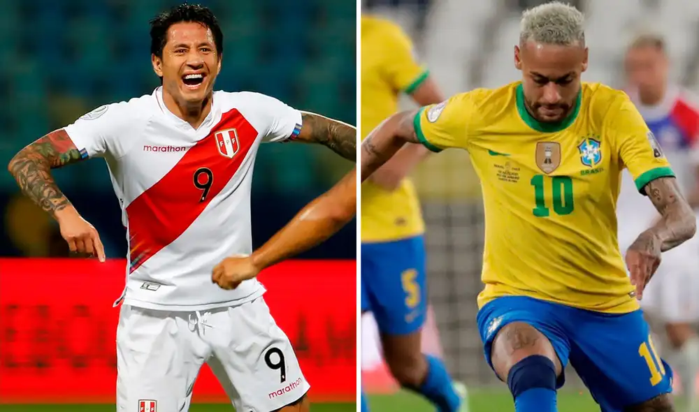 Este será el partido número 21 entre Perú y Brasil por Copa América. Foto: composición/EFE Este será el partido número 21 entre Perú y Brasil por Copa América. Foto: composición/EFE