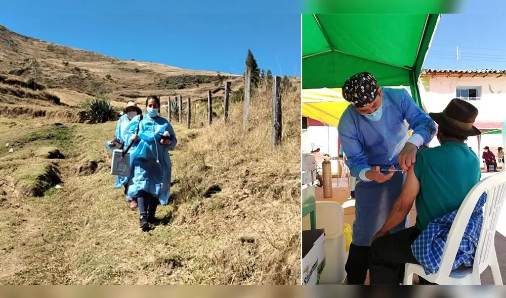 Los especialistas llegaron hasta el alejado distrito de Socco. Foto: Diresa Apurímac Los especialistas llegaron hasta el alejado distrito de Socco. Foto: Diresa Apurímac