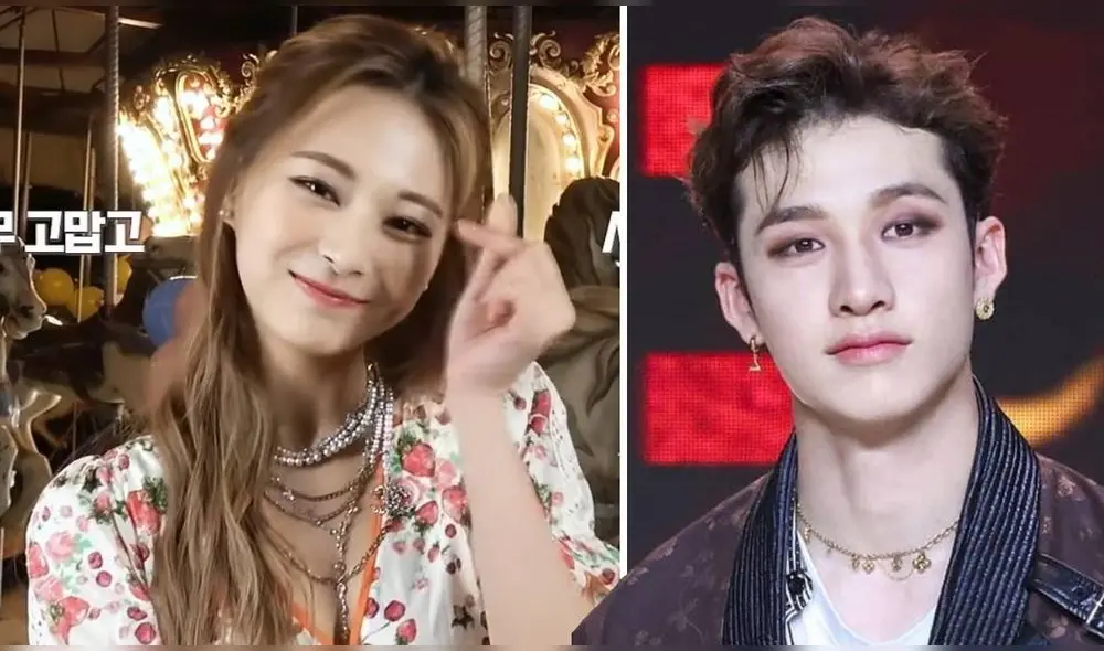 Tzuyu estrenó con Bangchan "ME!" para The Melody Project. Foto: composición LR/JYP