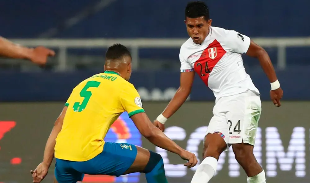 Con el número 24, Raziel García saltó al campo del Nilton Santos y cumplió un buen papel en el mediocampo nacional. Foto: selección peruana Con el número 24, Raziel García saltó al campo del Nilton Santos y cumplió un buen papel en el mediocampo nacional. Foto: selección peruana