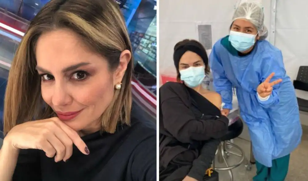 Mávila Huertas se sumó a la lista de famosos vacunados. Foto: Instagram Mávila Huertas se sumó a la lista de famosos vacunados. Foto: Instagram