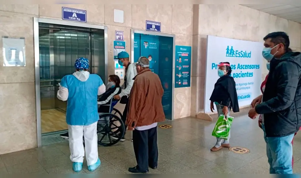 Hospital Almanzor Aguinaga de Chiclayo cuenta con nuevos ascensores. Foto: EsSalud