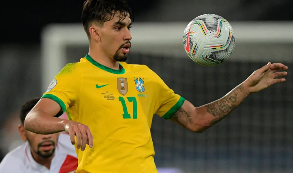 Lucas Paquetá confesó a quién le gustaría enfrentarse en la final de la Copa América 2021. Foto: AFP Lucas Paquetá confesó a quién le gustaría enfrentarse en la final de la Copa América 2021. Foto: AFP