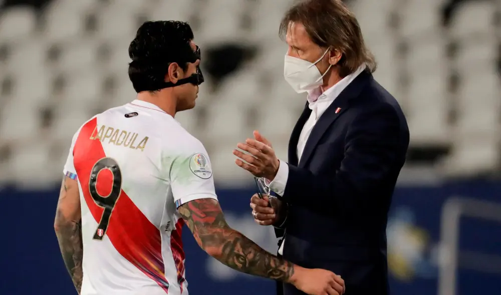 Gareca valoró la oportunidad que significó la Copa América para que sus dirigidos ganen roce. Foto: EFE