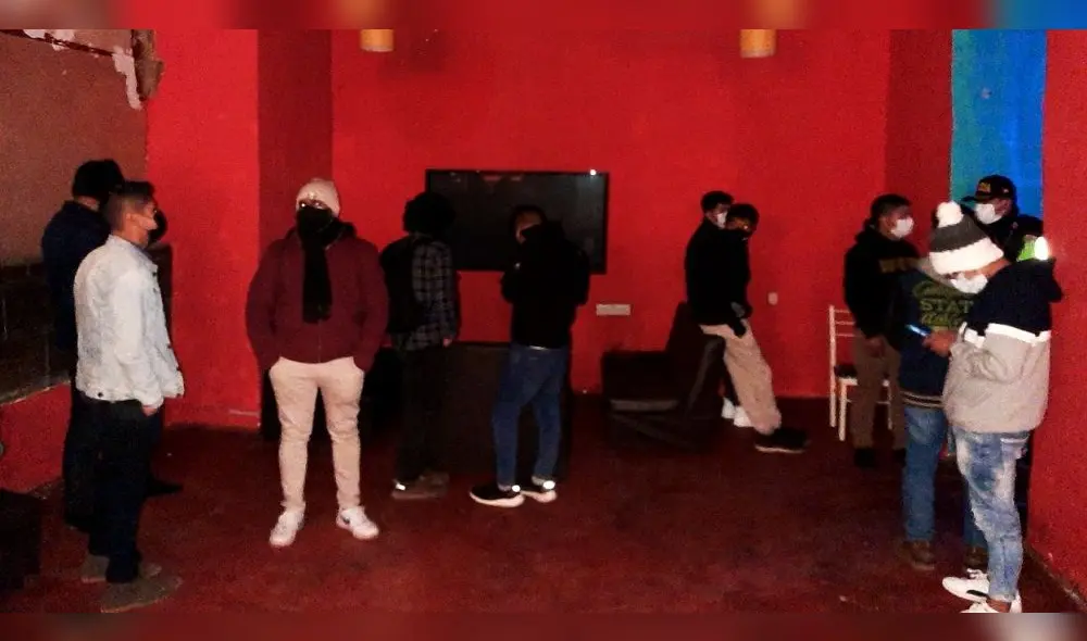 Irresponsables no respetaban las normas sanitarias. Foto: Municipalidad de Cusco