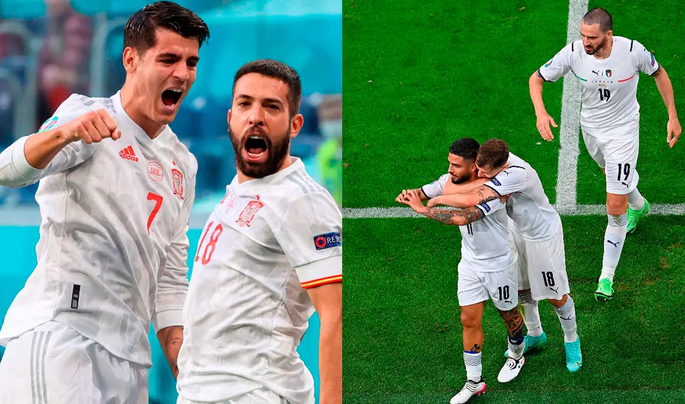 Este será el séptimo duelo España vs. Italia en la historia de la Eurocopa. Foto: composición/EFE Este será el séptimo duelo España vs. Italia en la historia de la Eurocopa. Foto: composición/EFE