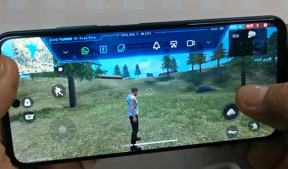 Puedes activar y desactivar la función Game turbo mientras estás jugando. Foto: captura de YouTube Puedes activar y desactivar la función Game turbo mientras estás jugando. Foto: captura de YouTube