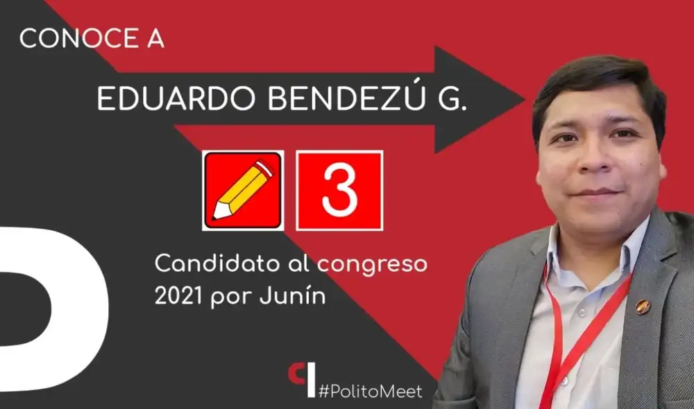 Eduardo Bendezú fue candidato al Congreso por Perú Libre: Foto: Facebook / PolitoEconómicos