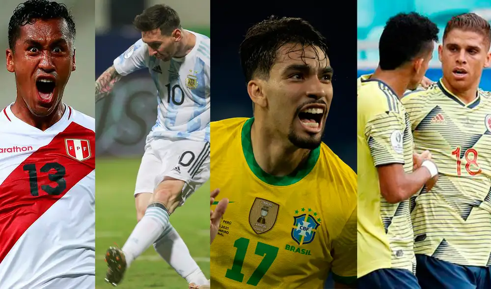 Perú, Argentina, Brasil y Colombia tiene asegurados importantes premios tras llegar a instancias finales de la Copa América. Foto: difusión Perú, Argentina, Brasil y Colombia tiene asegurados importantes premios tras llegar a instancias finales de la Copa América. Foto: difusión