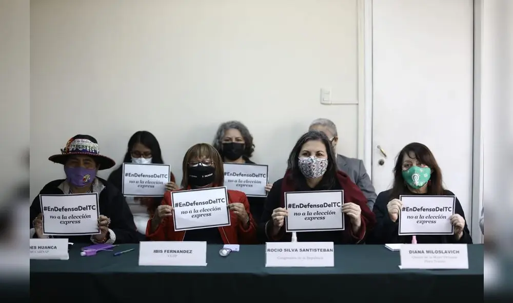 La congresista Rocío Silva Santisteban refirió que el proceso de selección "podrá ser legal, pero no es legítima". Foto: Aldair Mejía/La República