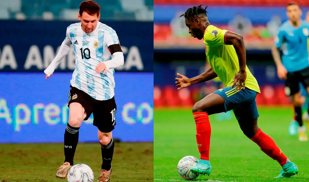 Argentina y Colombia se miden desde las 8.00 p. m. (hora colombiana) y 10.00 p. m. (hora argentina). Foto: composición/EFE