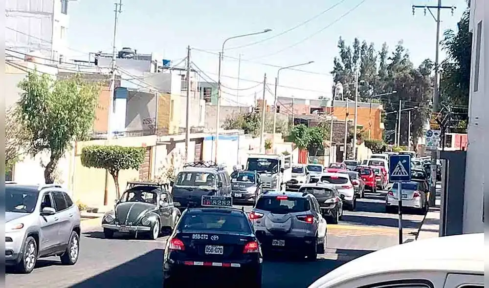 Cierre. El tramo intervenido es en la avenida Los Incas. Cierre. El tramo intervenido es en la avenida Los Incas.