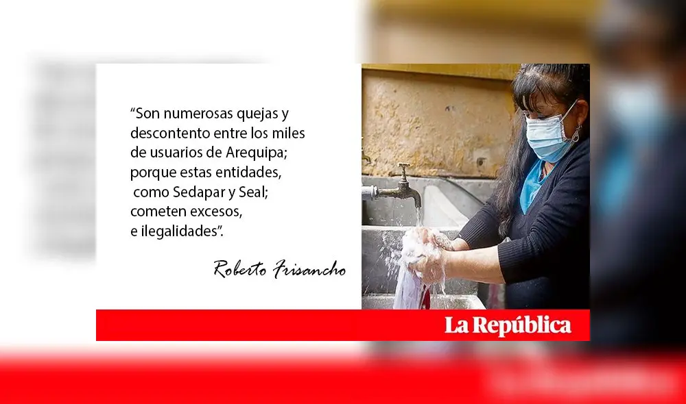 Intento de subir la tarifa del agua | Opinión | La República