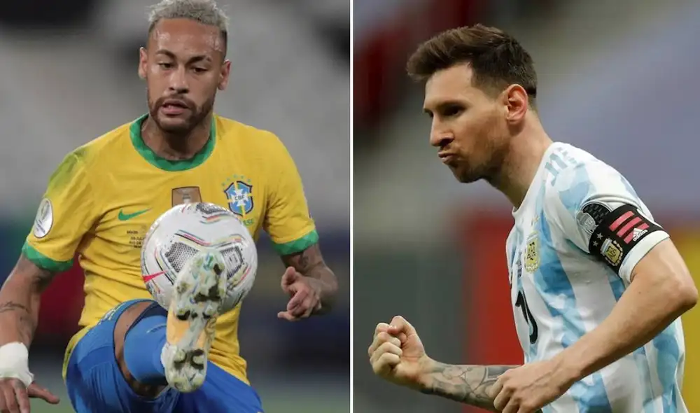 Brasil buscará revalidar el título del 2019. Messi va por su primera Copa América. Foto: composición EFE