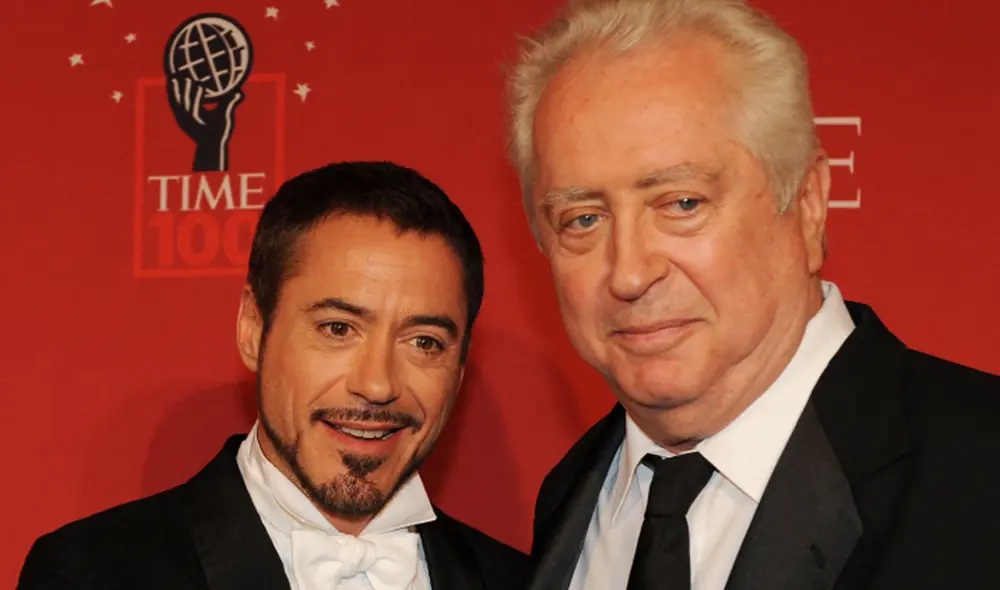 Robert Downey Jr. junto a su padre, el cineasta Robert Downey Sr. Foto: AFP Robert Downey Jr. junto a su padre, el cineasta Robert Downey Sr. Foto: AFP