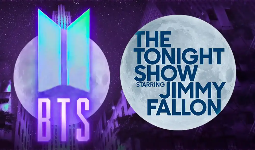 Los miembros de BTS llevan su nuevo single al programa de Jimmy Fallon. Foto: composición NBC