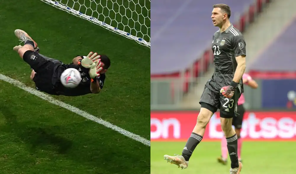 “Lo dijimos el primer día, nosotros queríamos jugar la final y qué mejor que jugarla con Brasil en su cancha”, dijo 'Dibu'. Foto: Twitter Selección Argentina