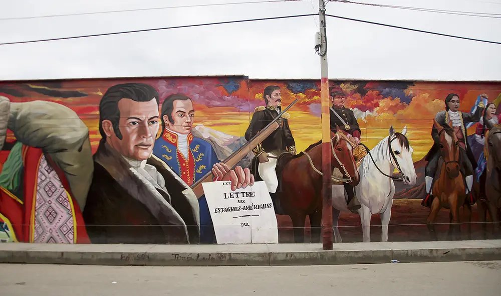 “En mi trabajo muralista, siempre trabajo la memoria para ir al rescate de los olvidados”, finaliza Olfer Leonardo.