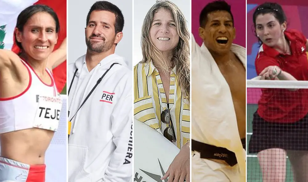 Orgullo nacional. Gladys Tejeda, Stefano Peschiera, Sofía Mulanovich, Juan Miguel Postigos, Daniela Macías, entre otros, desplegarán fuerza y perseverancia en las diversas competencias. Foto: composición LR