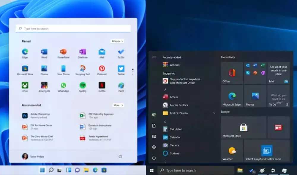 La actualización de Windows 11 es aparentemente reversible. Quienes opten por restaurar Windows 10 podrán hacerlo sin instalar el OS desde cero. Foto: Captura La actualización de Windows 11 es aparentemente reversible. Quienes opten por restaurar Windows 10 podrán hacerlo sin instalar el OS desde cero. Foto: Captura
