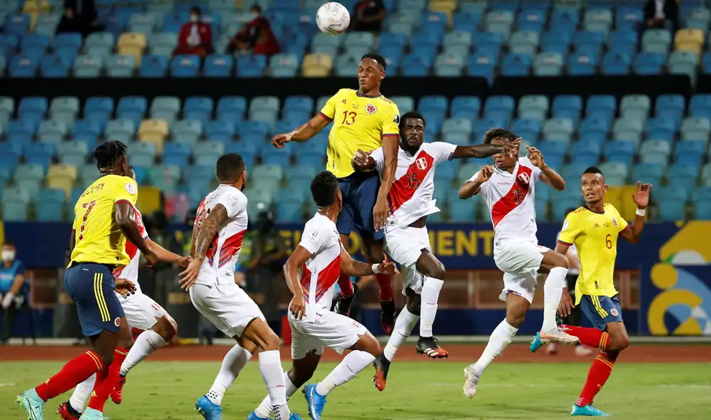 Perú y Colombia se enfrentan en Brasilia por el tercer puesto del torneo. Foto: Alberto Valdés / EFE Perú y Colombia se enfrentan en Brasilia por el tercer puesto del torneo. Foto: Alberto Valdés / EFE