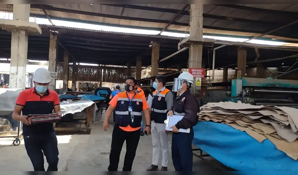 Inspección en curtiembre constató infracción a normas de seguridad. Foto: MPT Inspección en curtiembre constató infracción a normas de seguridad. Foto: MPT