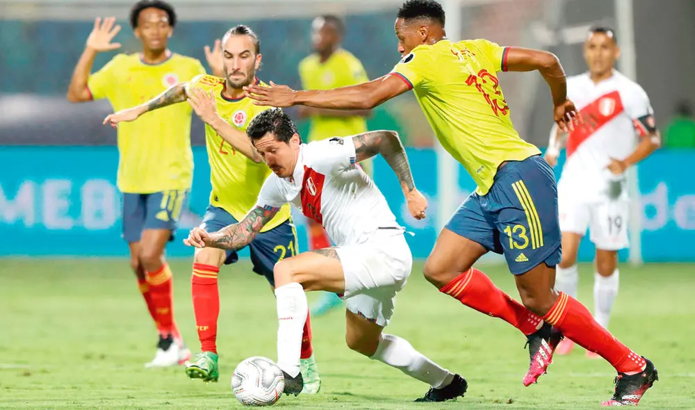 Colombia enfrenta a Perú desde las 7.00 p. m. (hora peruana y colombiana). Foto: EFE