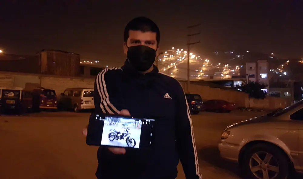 Olver Calle Chumacero es la víctima del robo. Foto: Grace Mora/URPI-LR Olver Calle Chumacero es la víctima del robo. Foto: Grace Mora/URPI-LR