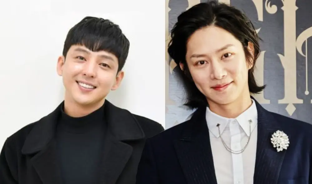 Excompañeros Heechul y Kibum juntos en programa conversacional HeeStory. Foto: composición Label SJ