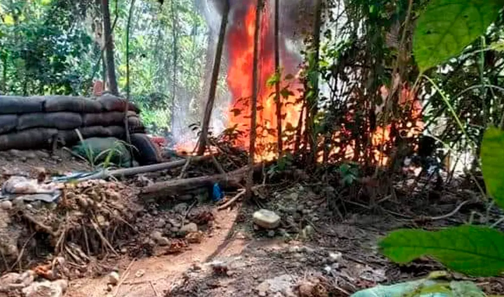Ministerio Público dispuso la destrucción de más de 10 toneladas de insumos. Foto: difusión