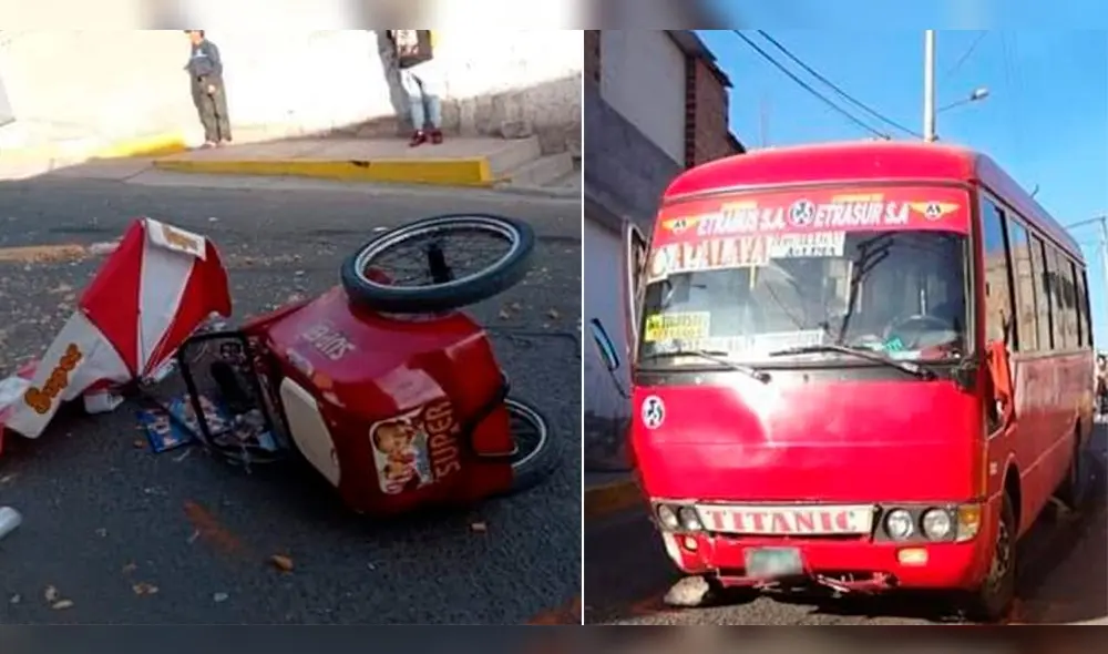 Accidente ocurrió el último miércoles en el distrito de Mariano Melgar. Foto: difusión