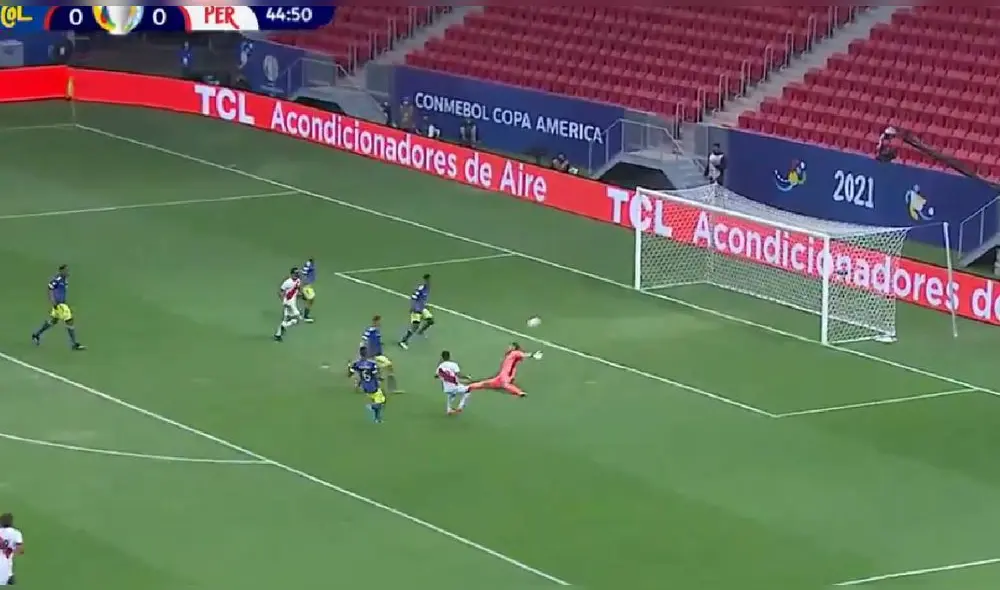 Yoshimar Yotún abrió el marcador sobre el final del primer tiempo. Foto: captura/DirecTV Sports Yoshimar Yotún abrió el marcador sobre el final del primer tiempo. Foto: captura/DirecTV Sports