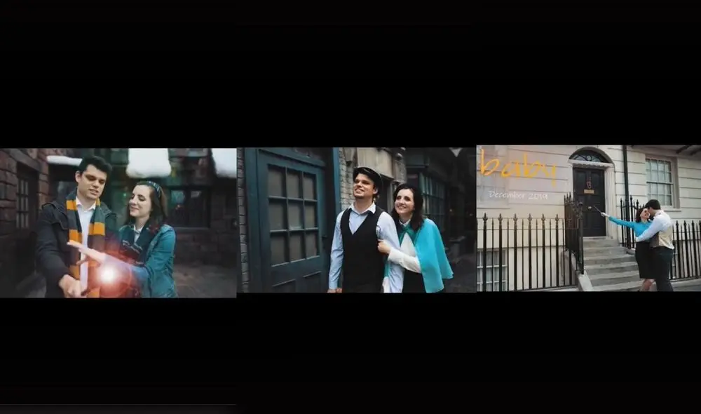El material audiovisual fue grabado en el Wizarding World of Harry Potter. Foto: captura de TikTok