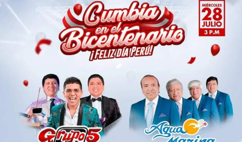 Ambas agrupaciones harán un mano a mano de cumbia en un concierto virtual. Foto: Grupo 5 / Instagram