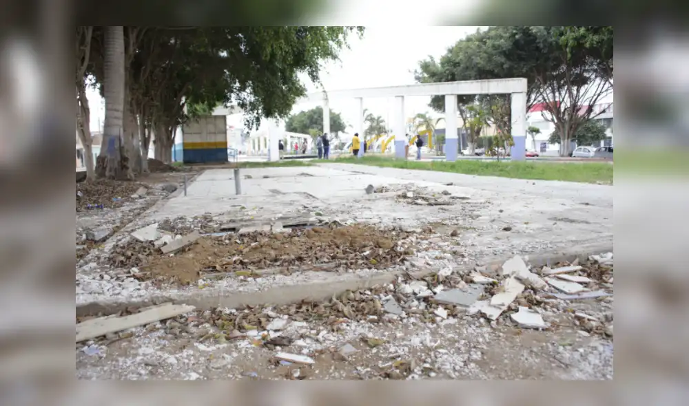 Orlando Puell cuestionó que el plazo para la entrega del parque no se haya cumplido. Foto: difusión