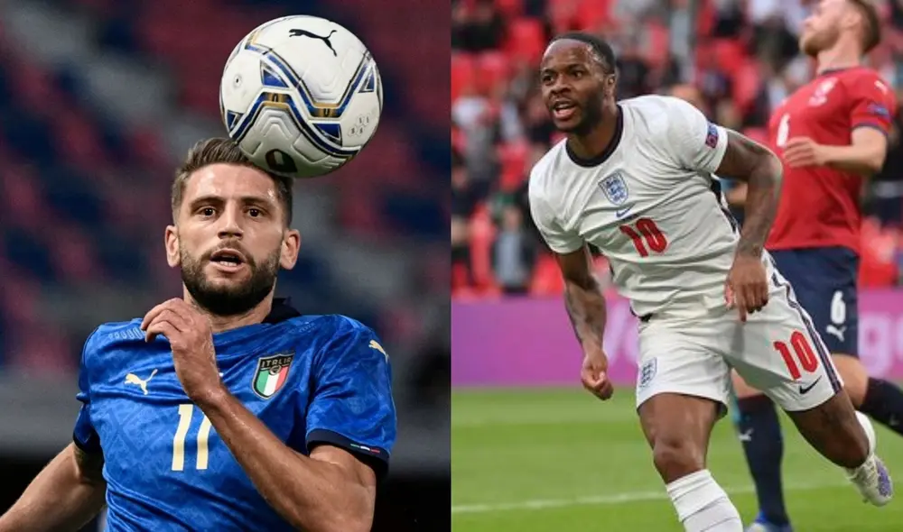 Inglaterra vs. Italia este domingo por la final de la Eurocopa 2021. Foto composición EFE. Inglaterra vs. Italia este domingo por la final de la Eurocopa 2021. Foto composición EFE.