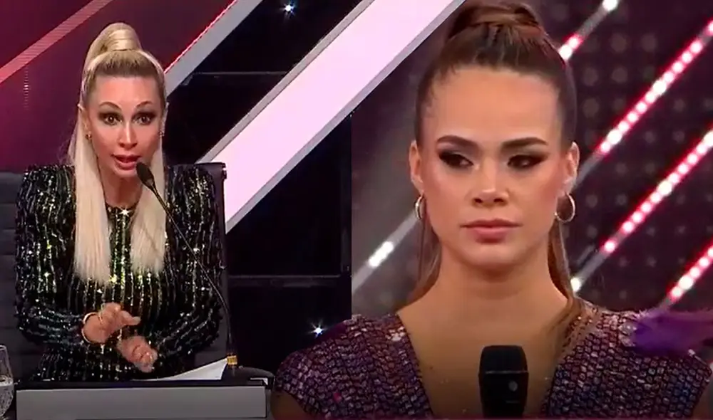 Belén Estévez le pidió disculpas a Jossmery Toledo por ofenderla al llamarla 'tombita'. Foto: captura Reinas del show / América TV. Belén Estévez le pidió disculpas a Jossmery Toledo por ofenderla al llamarla 'tombita'. Foto: captura Reinas del show / América TV.