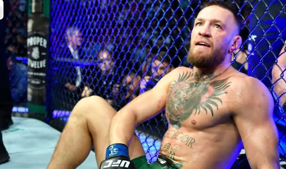 McGregor no pudo continuar en la contienda tras sufrir grave lesión en su tobillo. Foto: Twitter ESPN