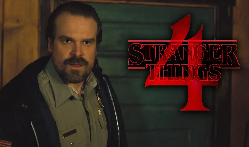 David Harbour interpreta al sheriff Hopper en Stranger Things. Foto: Netfix