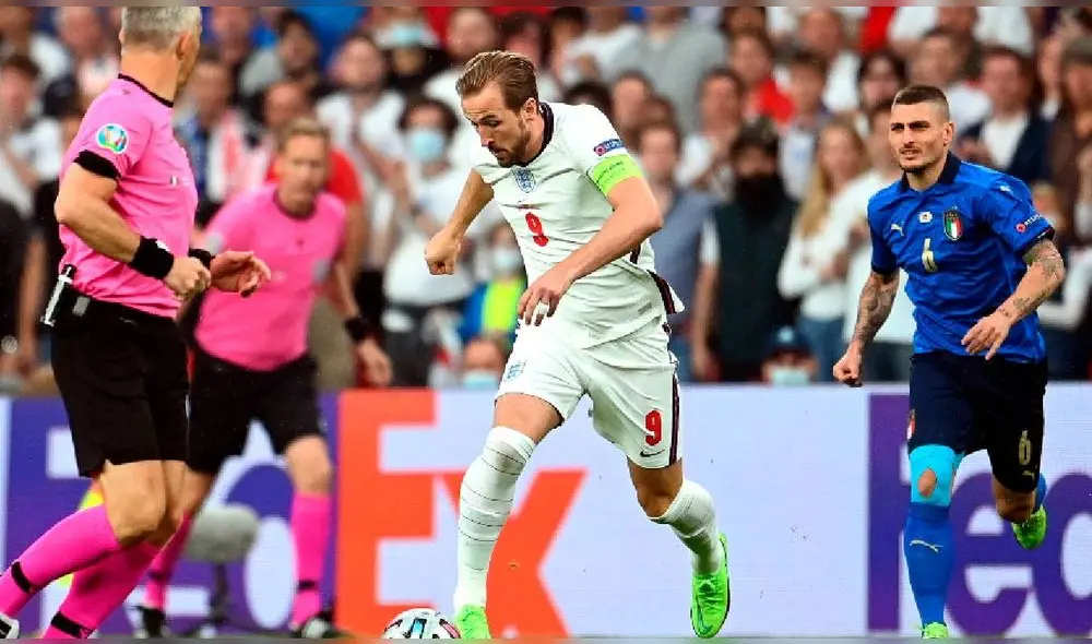 Harry Kane comanda el ataque de Inglaterra ante Italia. Foto: EFE Harry Kane comanda el ataque de Inglaterra ante Italia. Foto: EFE